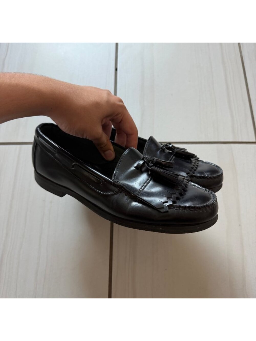 G.H. Bass & Co. 1990s Made in USA Kiltie Loafers Size 9